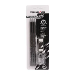 Eberhard Faber Bleistift Radierer+Spitzer, 3 Stück
