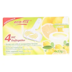 eco Fix WC Duftspüler Zitrone, 4 Stück