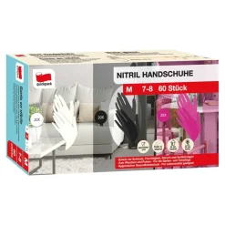 Einmalhandschuh Nitril, 60 Stück