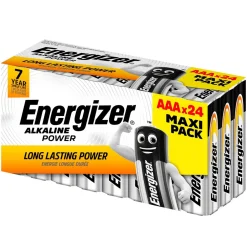 ENERGIZER Batterie Alkaline Box AAA/R3, 24 Stück