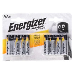 ENERGIZER Batterie Alkaline AA/R6, 8 Stück