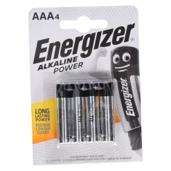ENERGIZER Batterie Alkaline AAA/R3, 4 Stück