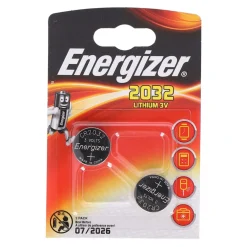 ENERGIZER Batterie Lithium CR2032, 2 Stück