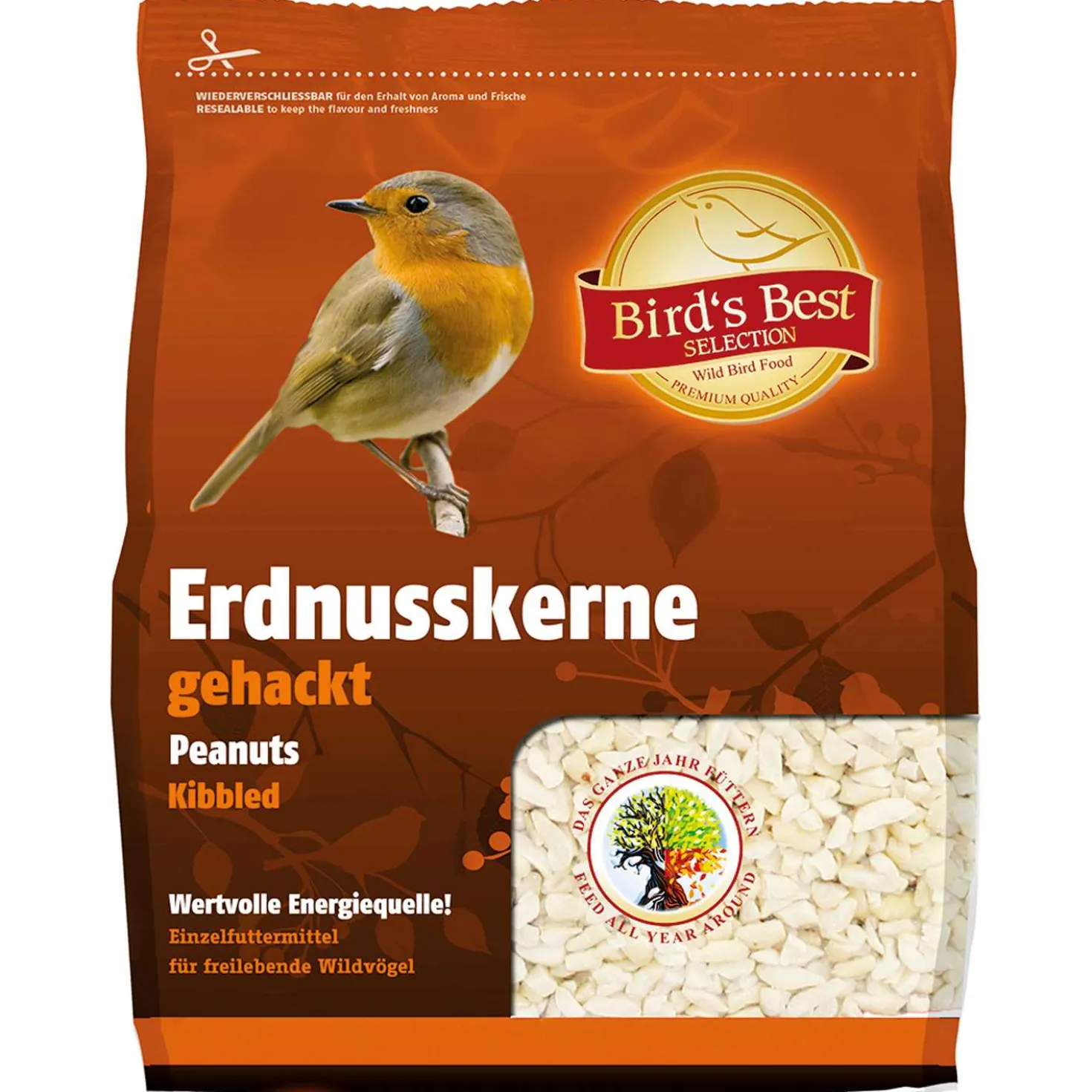 Erdnusskerne gehackt, 800 g