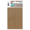 Etiketten Silphie, braun, 40 x 55, 16 Stück