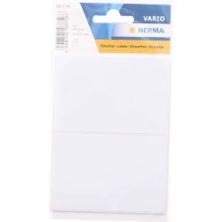 Etiketten Vielzweck, weiß, 14 Stück, ca. 55x82mm