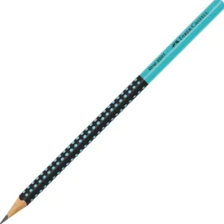 Faber Castell Bleistift Grip 2001 HB Two Tone sw/, türkis