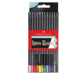 Faber Castell Buntstifte Black Edition, 12 Stück
