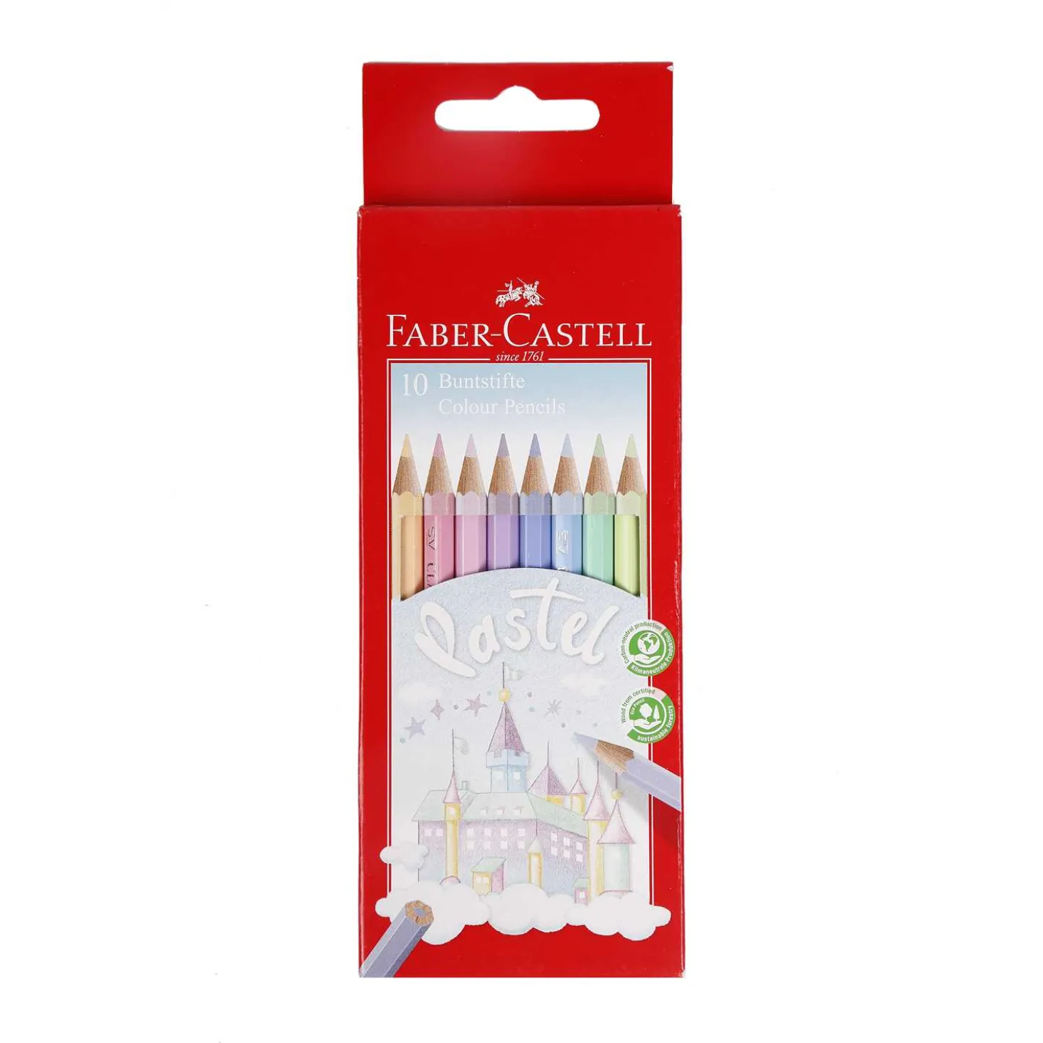 Faber Castell Buntstifte pastell, 10 Stück