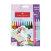 Faber-Castell Fasermaler Einhorn-Edition 10+3 Stück pastell
