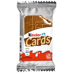 Ferrero Kinder Cards Kekswaffeln 2 Cards im Pack 25,6 g
