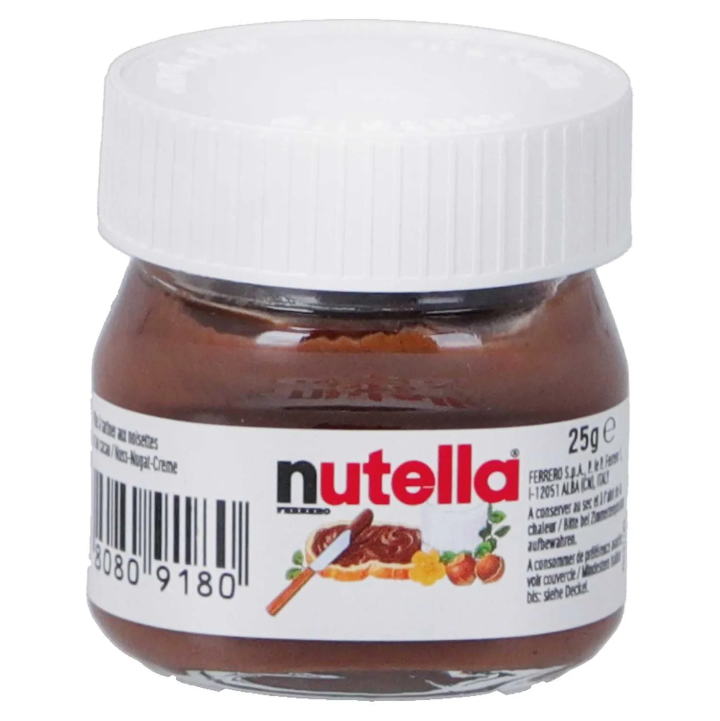 Ferrero Nutella Nussnougatcreme im Mini-Glas