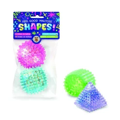 Figur Antistress Glitzer Shapes, 2 Stück