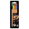 Fineliner Point Stabilo 88 neon, 5 Stück