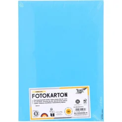Folia Fotokarton himmelblau DIN A4