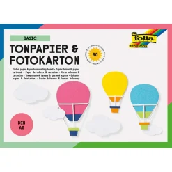 Folia Papierblock Tonpapier & Foto-/Motivkarton A6
