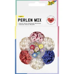 Folia Perlen Set in Box, 160-teilig