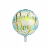 Folienballon Baby Boy rund, 45 cm