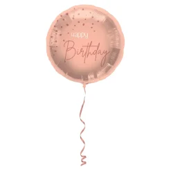 Folienballon Happy Birthday Lush Blush, 45 cm