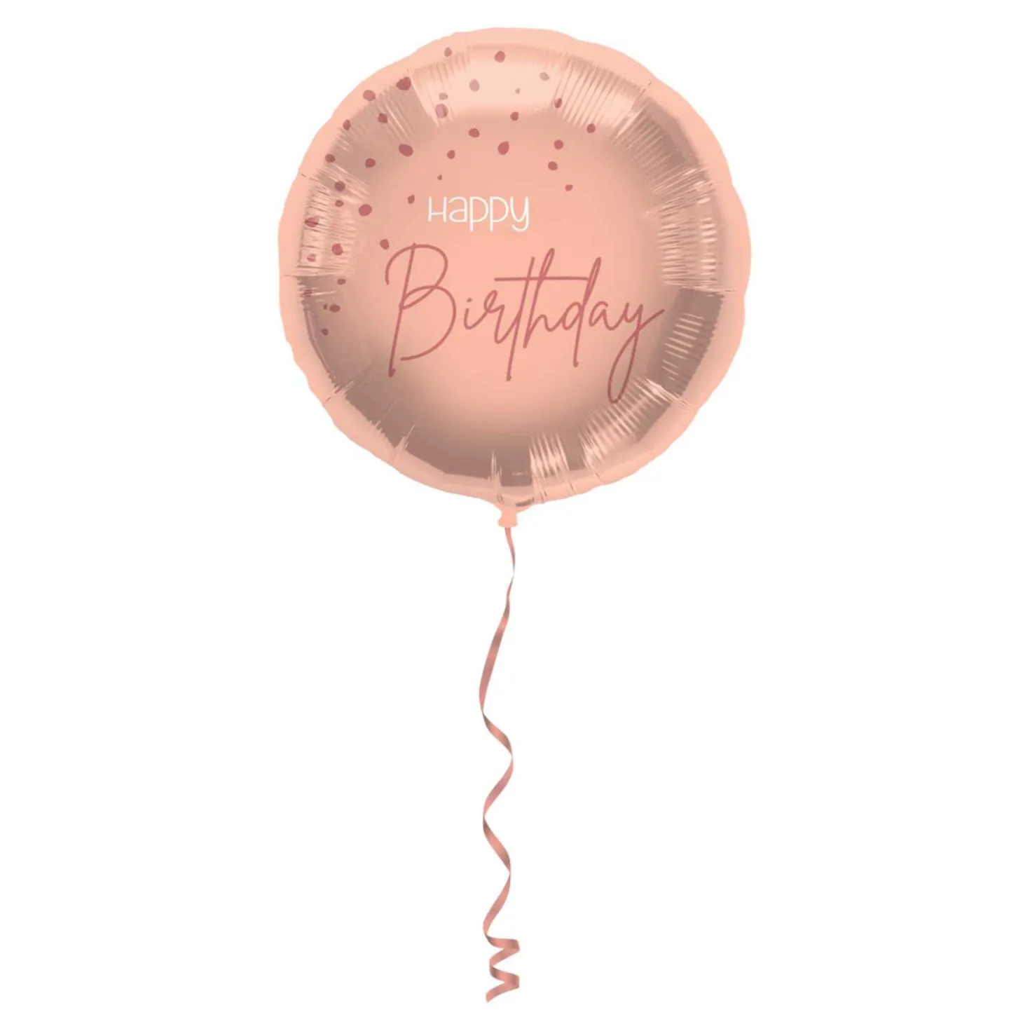 Folienballon Happy Birthday Lush Blush, 45 cm