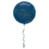 Folienballon Happy Birthday True Blue, 45 cm