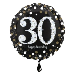 Folienballon Happy Birthday "30"