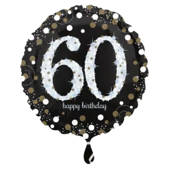 Folienballon Happy Birthday "60"
