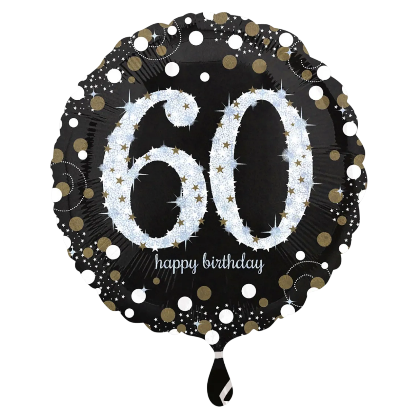 Folienballon Happy Birthday "60"