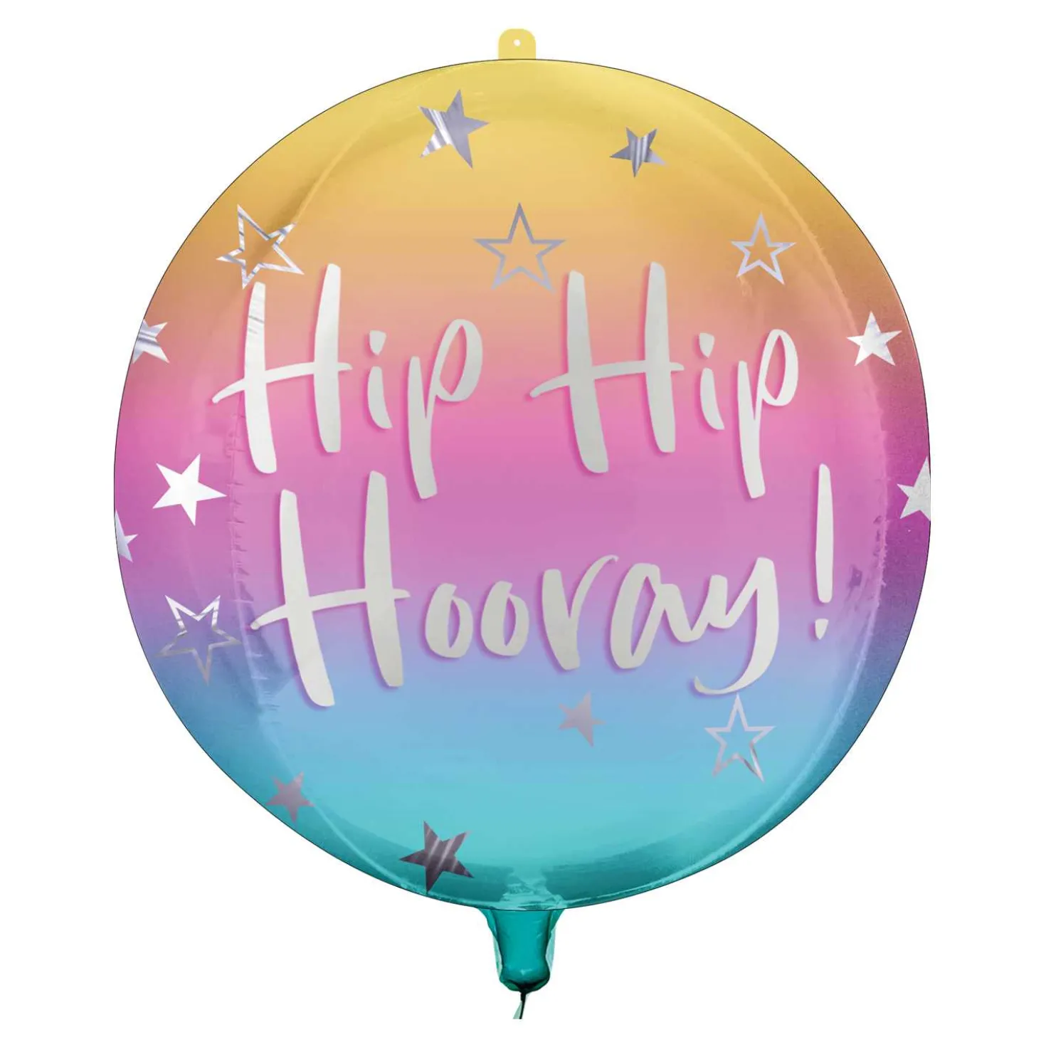 Folienballon HBD Ombre Sphere, 46 cm