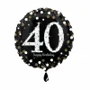 Folienballon 40 Jahre rund, 43 cm