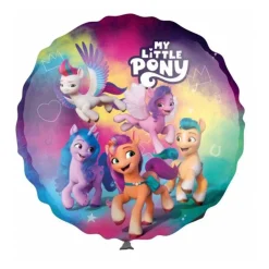 Folienballon MyLittlePony rund, 45 cm
