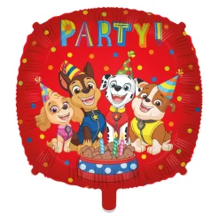Folienballon Paw Patrol quadr, 46 cm