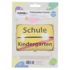 Folienballon Schild Schule