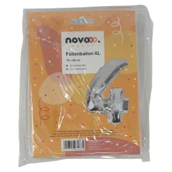 Folienballon 4 XL, silber