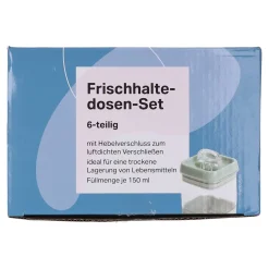 Frischhaltedosen Set, 6-teilig