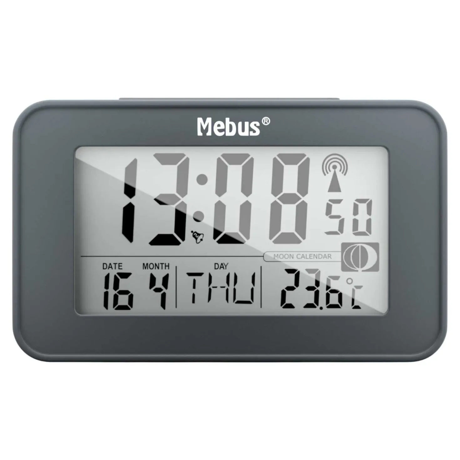 Funk-Wecker Mebus digital, schwarz