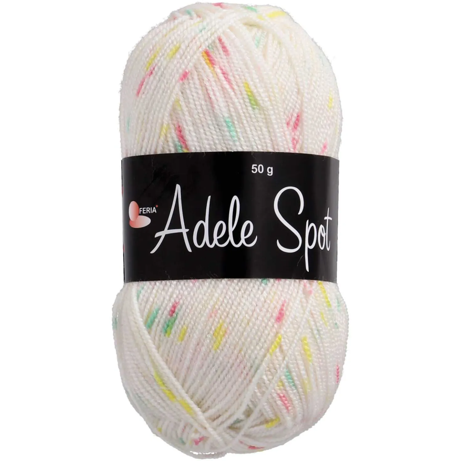 Garn Adele Spot /rosé/mint, gelb, 50 g