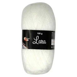 Garn Lara weiß