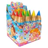 Geleebonbons im Wachsmalstift
