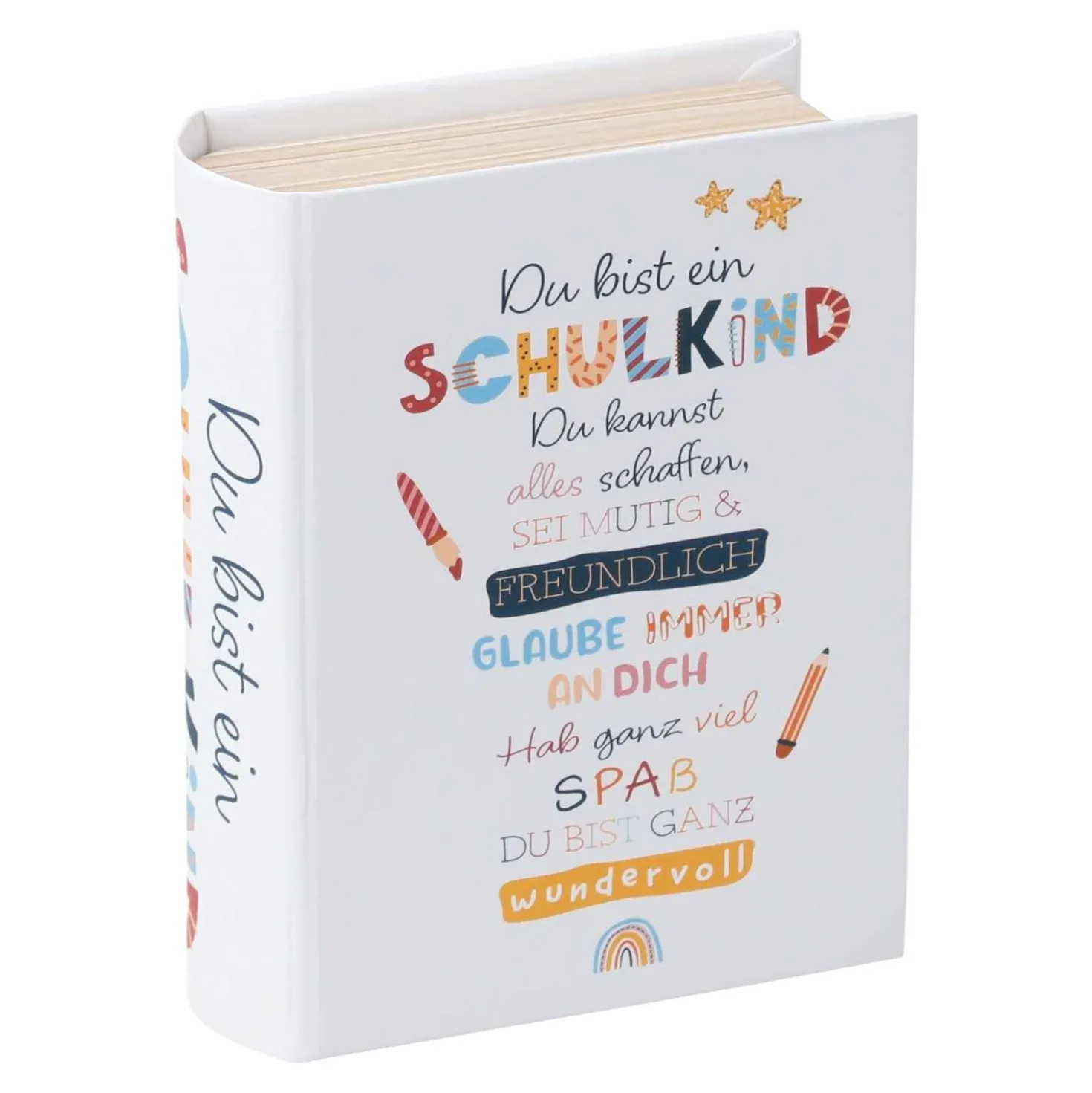 Geschenkbox Schulbuch, Größe 1