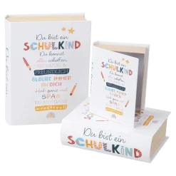 Geschenkbox Schulbuch, Größe 1