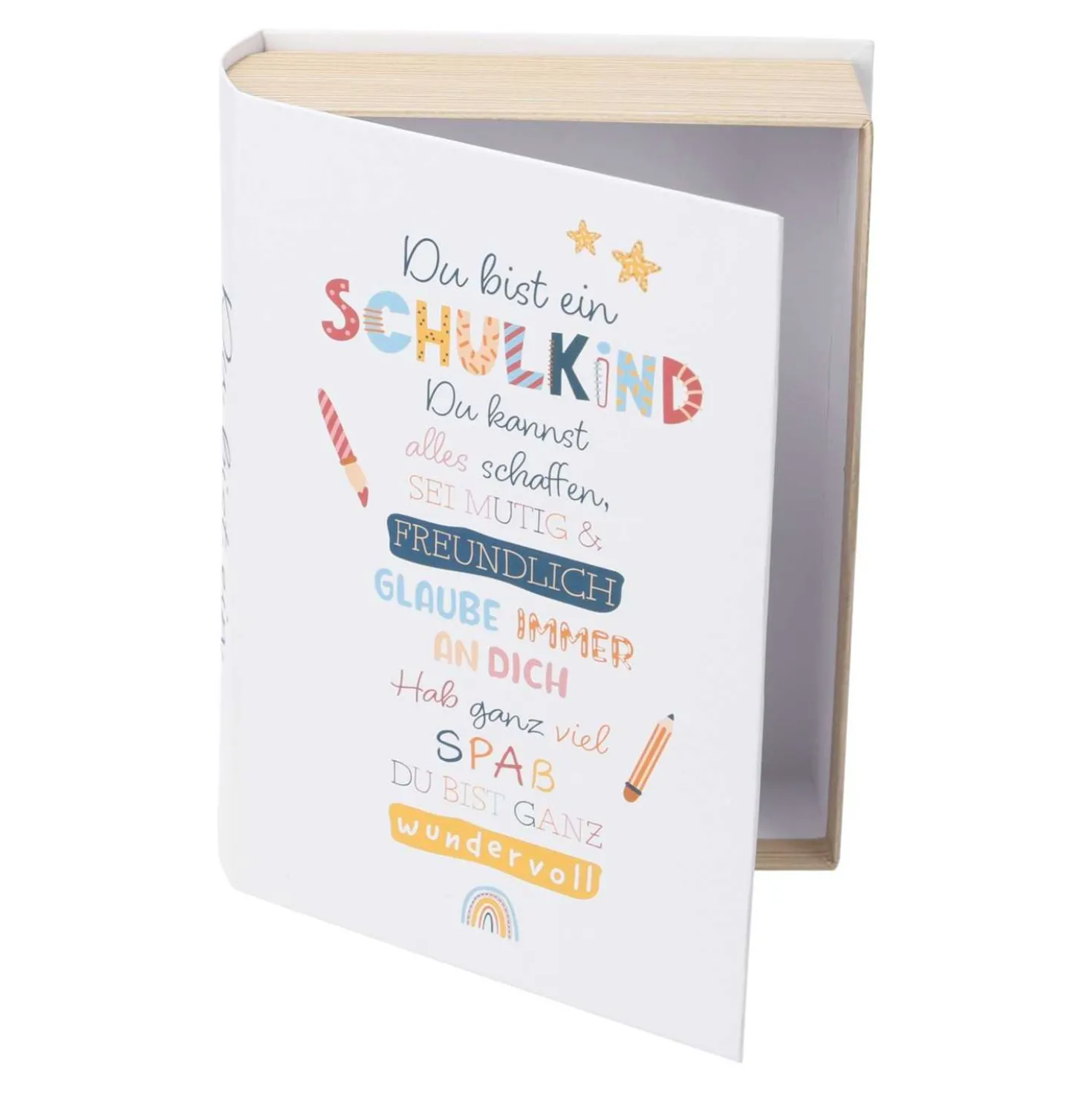 Geschenkbox Schulbuch, Größe 3