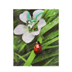 Geschenktüte Lack groß Blumen A4