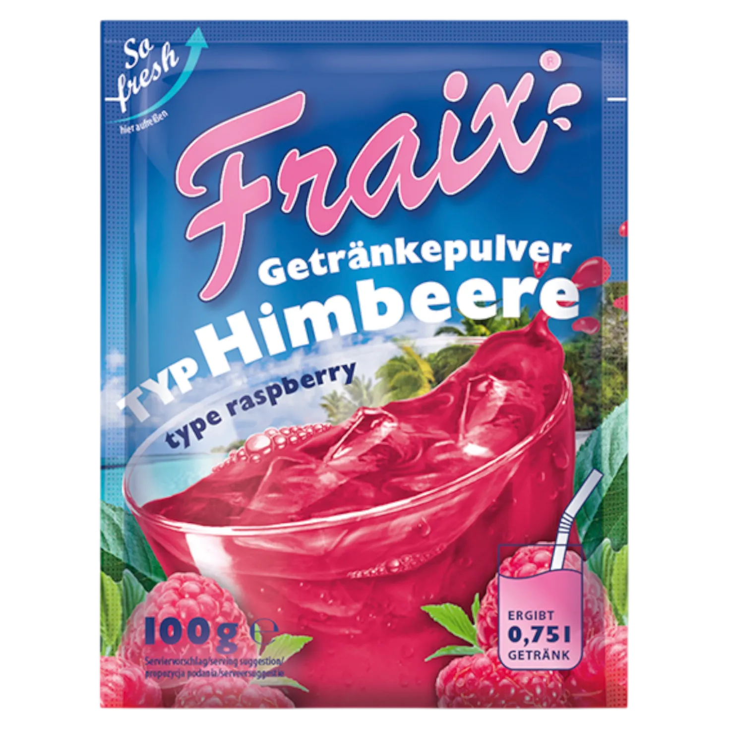 Getränkepulver Fraix Himbeere