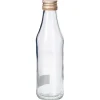 Glasflasche mit Schraubverschluss klar, 200 ml