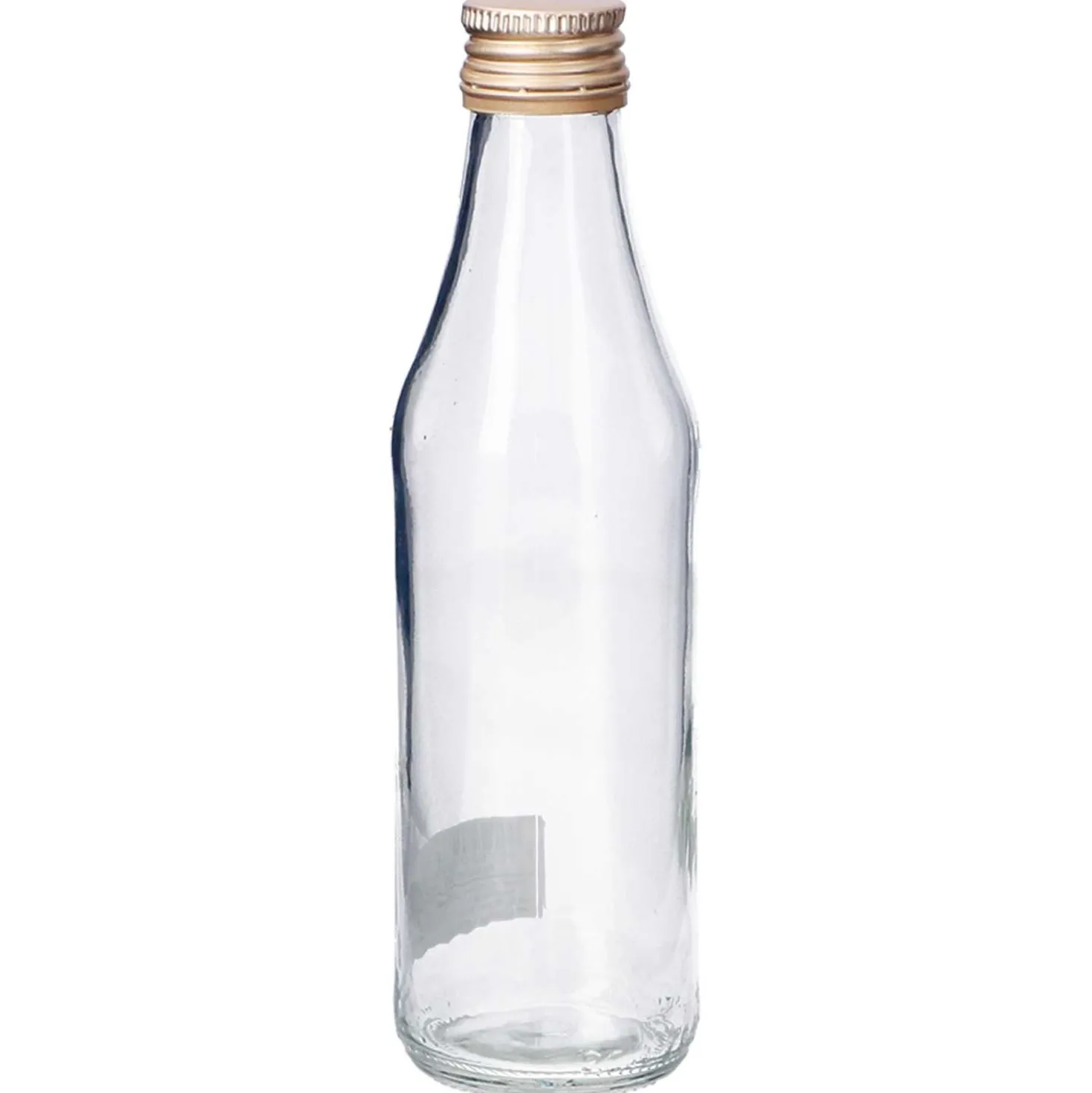 Glasflasche mit Schraubverschluss klar, 200 ml