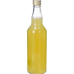 Glasflasche mit Schraubverschluss klar, 500 ml