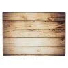 Glas-Schneidbrett 40x30 cm Holz Optik
