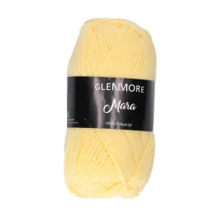 GLENMORE Garn Mara pastellgelb, 50 g