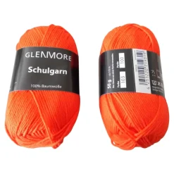GLENMORE Schulgarn, orange